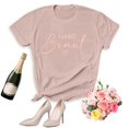 thumbnail image 4 of Crew Neck T Shirts For Women Letter Print Fashion Short Sleeve Tee And Outfits Dressy Casual Women Tops, 4 of 4