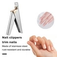 thumbnail image 3 of French U-Shaped Nail Clipper Titanium Precise Easy Cutting Ultra-Sharp Stainless Steel Blade Long Lifespan Manicure Trimmer, 3 of 10