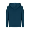 thumbnail image 4 of Inleife Hooded Sweatshirts for Men Casual Fashion Solid Zipper Pullover Long Sleeve Hoodies, 4 of 5