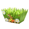 thumbnail image 2 of CoreLiving Easter Basket Set Decorative Non-woven Fabric Gift Basket for Flowers Eggs and Small Gifts Versatile Storage Box for Living Room Nursery or Dining Room Home Decor, 2 of 9