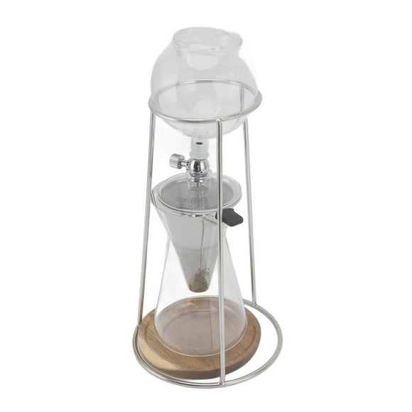 Iced Drip Coffee Maker, Drip Tower Coffee Maker Stainless Steel Transparent For Cafe
