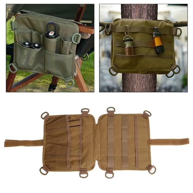 Bolsa de reposabrazos para silla de Camping shamjiam Organizador de reposabrazos