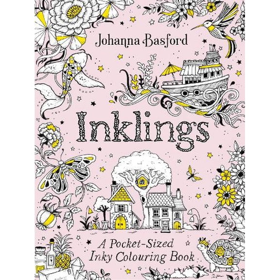 Johanna Basford Inklings: A Pocket-Sized Inky Colouring Book (Paperback)