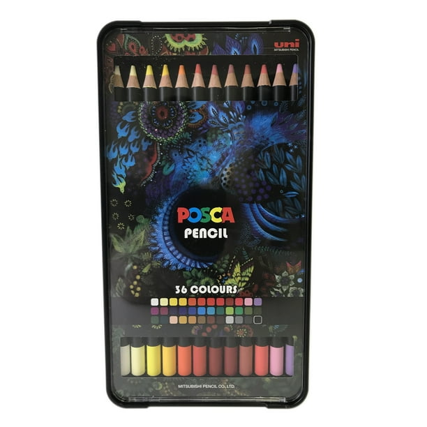 POSCA Colored Pencil Set, 36Pencils