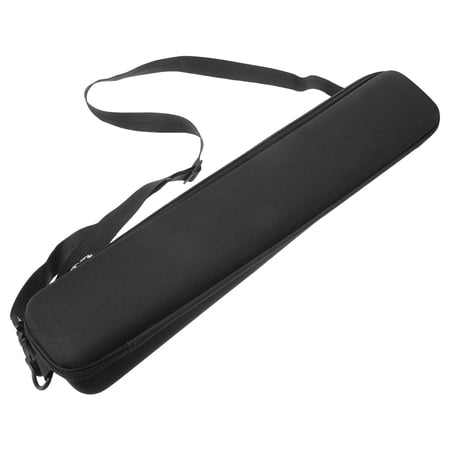 Milisten Protective Eva Fishing Rod Organizer Bag with Zippered Closure and Comfortable Handle Black
