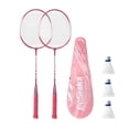 thumbnail image 2 of Almencla 2 Pieces Badminton Racquet Set Badminton Rackets for Indoor Outdoor Practice pink, 2 of 8