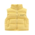thumbnail image 2 of Godderr Kids Toddler Puffer Winter Vest for Girls Boys Down Vest Lightweight Sleeveless Jacket Thickened Zip Jacket for 2-12Y, 2 of 5