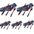thumbnail image 2 of Juego de utensilios de cocina TAKTUK, vajilla, palillos, tenedor de madera vintage, 5 cucharas, 3 piezas, cocina china, comedor y bar, utensilios de cocina., 2 of 6