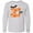 AC-Heather Grey, variant on Inktastic Halloween Trick-or-Treat with Spider and Bats Long Sleeve Youth T-Shirt