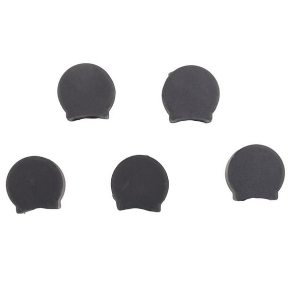 5PCS Clarinet Hardware Clarinet Thumb Rest Cushion Protector Soft Rubber Clarinet Thumb Protector, Black