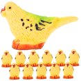 thumbnail image 5 of KAJNBN Mini Parrot Statue 12Pcs Tiny Resin Crafts Parrot Decoration 1.20X1.80X3.00In For Micro Landscaping, 5 of 8