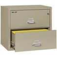 thumbnail image 3 of Fireking 2 Drawer 31" wide Classic Lateral fireproof File Cabinet-Pewter, 3 of 3