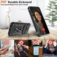 thumbnail image 5 of Pixel 8 Case,Google Pixel 8 case with Slide Camera Cover and [2 Pack] HD Screen Protector, Shockproof for Pixel 8 Phone Case with 360°Magnetic Ring Holder Kickstand，Case for Pixel 8 Black, 5 of 14
