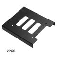 thumbnail image 2 of Base para disco duro Adaptador de montaje SSD HDD de 2,5 pulgadas a 3,5 pulgadas para base de soporte de disco duro de metal para PC Hugtrwg  Para estrenar, 2 of 5