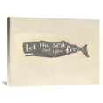 thumbnail image 1 of Global Gallery Avery Tillmon 'Whale Element Words v2' Canvas Wall Art, 1 of 4