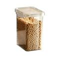 thumbnail image 1 of Boîte de Rangement Alimentaire Empilable Grande Capacité Réservoir de Stockage de Grains Transparent Résistant à l'Humidité pour Aliments Secs Collations Farine Fournitures de Cuisine, 1 of 12