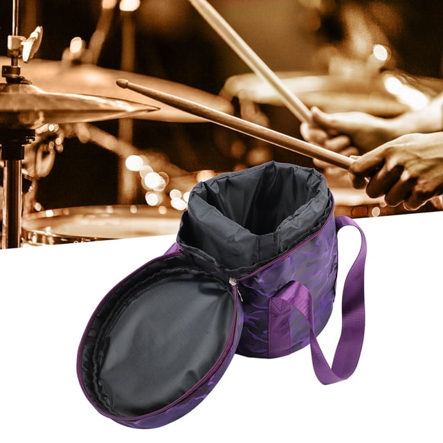 Bolsa de Almacenamiento de cuencos de Cristal, Estuche de Transporte Portátil Con Cremallera Doble y Bolsillo externo para cuenco de música