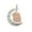 D, variant on YYKihy Natural Quartz Crystal Pendant Chakra Healing Gemstone Moon Necklace Jewelry