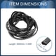 thumbnail image 5 of Fibra de carbono negra de cromo 9.84 pies (3M), 5 of 7