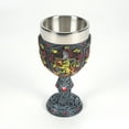 thumbnail image 4 of Wizarding World of Harry Potter Gryffindor Decorative Stainless Steel Resin Goblet 7in H, 4 of 6