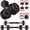 Upgrade 20lbs (10lbs*2), variant on Adjustable Dumbbell Set, 4-in-1 Free Weights for Home Gym, Converts to Barbell, Kettlebells and Push-Up Stand, 20 to 80 lbs for Men and Women