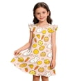 thumbnail image 5 of Easter Dress for Girls Sleeveless Bunny Easter Egg Print Dress Crew Neck Midi Dress Girls' Casual Dresses Girls Dress Size 8-9 Years, 5 of 5