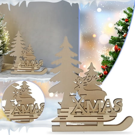 

Home Decor Creative Hollow-out Carving Christmas Decorations Pendant Home Holiday Decorations Box Wooden Snowflake Decoration Home Decor Gifts