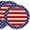 A, variant on HaCpiu 250th Anniversary Party Centerpiece Decor Round Placemats, 14" July 4th Patriotic Star Striped Table Mats, Independence Day Decorations for Dining Table, Kitchen & Party Supplies