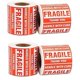 thumbnail image 1 of 4 rollos de pegatinas frágiles de 2 x 3 pulgadas frágiles: manipule con cuidado, 1 of 5