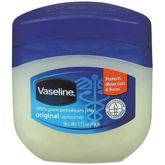 Vaseline Petroleum Jelly, Original, 1.75oz Jar - Includes One Each