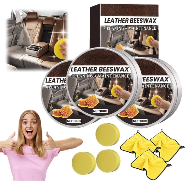 Acondicionador de limpieza de cuero para automóvil, limpiador y acondicionador de cuero, kit de limpiador y acondicionador de cuero para automóvil, acondicionador de cuero, limpiador de asientos de cu