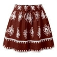 thumbnail image 5 of Women's Shorts High Waisted Stretchy Printed Elegant Vacation Summer Casual Beach Shorts S-2XL, 5 of 5