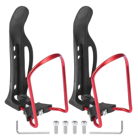 2pcs Adjustable Bicycle Water Drink Bottle Holder Cages Carrier Rack Aluminum Alloy Red price history on PriceWatchPro