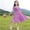 Purple, variant on Tulle Dress Toddler Sunflower Dress Entry Dress Girl Kids Dresses Junior Dresses Size 16 Girls Toddler Kids Neck Short Sleeves Casual Soild Maxi Sundress Dress