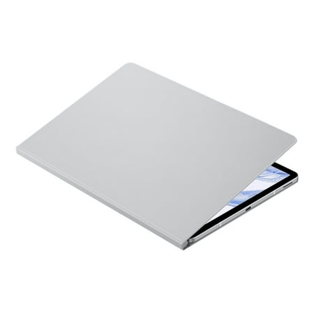 Samsung - Galaxy Tab S8+, Tab S7 FE, Tab S7+ Book Cover - Mystic Silver