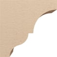 thumbnail image 3 of 9"W x 18"D x 18"H Classic Asheboro Rough Cedar Woodgrain TimberThane Corbel, Primed Tan, 3 of 6