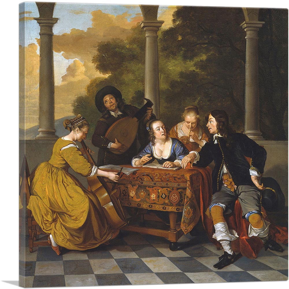 ARTCANVAS Jacob Van Loo 1650 Canvas Art Print by Jacob Van Loo - Size ...