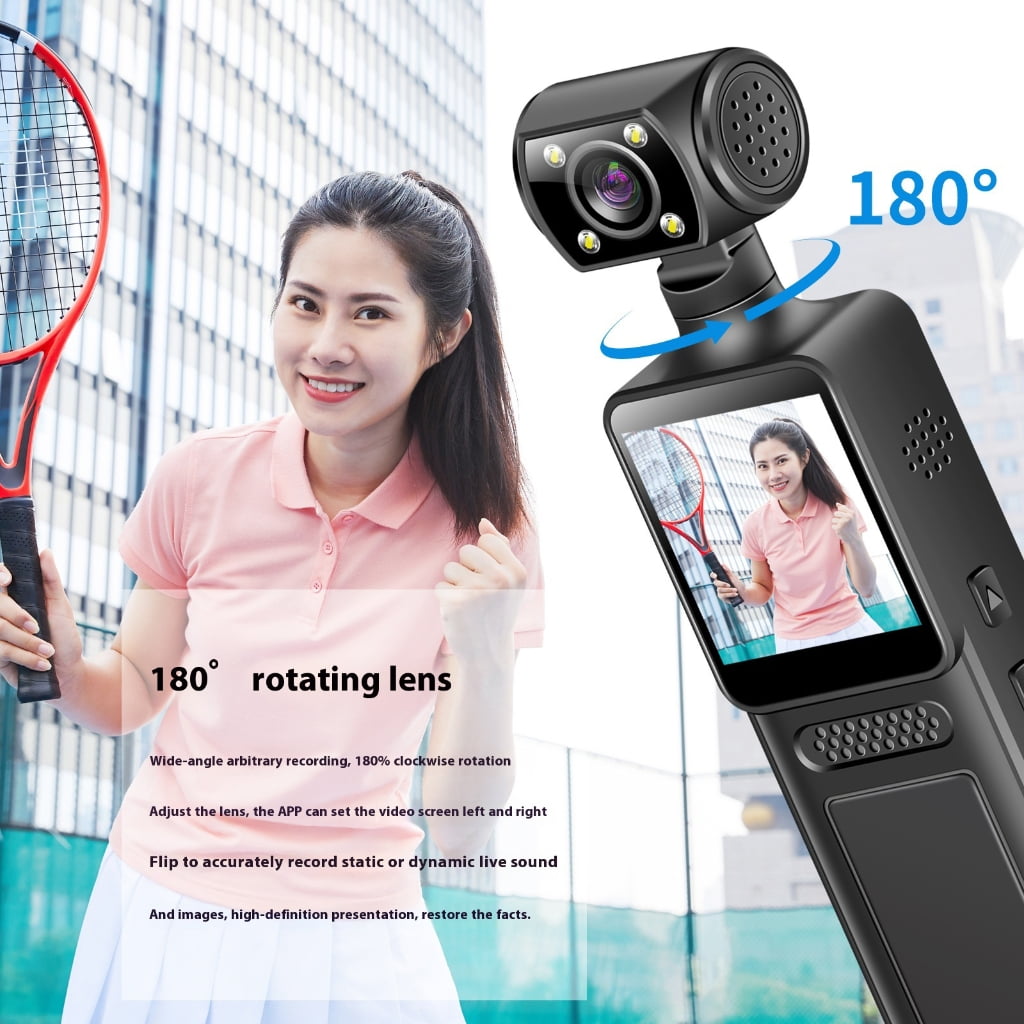 WINDLAND 4K Vlogging Camera Handheld Video Camcorder Stabilization 180 Degree Rotatable