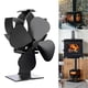 thumbnail image 1 of Classic 4 Blades Heat Stove Fan Wood Stove Fireplace Fan For Home Wood, 1 of 4