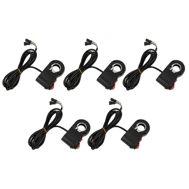 Interruptor De Encendido Para Bicicleta Eléctrica 12V - 99V Botón De Encendido/apagado Claro E Intuitivo Bicicleta Eléctrica Ciclismo De Carretera Para Vehículos Eléctricos ANGGREK Ciclismo