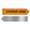 Couriier Zone, variant on Leave Packagge Metal Sign by DC | Arrow Metal Directional Signage for Indoor & Outdoor | 3x12" Rust-Free Aluminum Sign | Deliivery Signage UV Protected Road LEFT Arrow Sign | Made in USA
