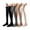 4-Color, variant on BadPiggies 4 Pairs Womens Thigh High Stockings Over Knee Socks Thin Knit Boot Stocking Daily Wear Cosplay Accessory