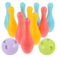 thumbnail image 1 of 1 set of Plastic Bowling Game Toys Parent-child Bowling Toys Indoor Sports Playthings, 1 of 3