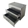 thumbnail image 3 of Klair Living Astro Series Metal Wall Mounted Base Drawer Storage Cabinet in Gray, 3 of 10