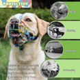 thumbnail image 5 of Dog Muzzle, Silicone Basket Muzzle For Small Medium Large Dogs, Soft Cage Muzzle Prevent Biting Chewing, Allow Drinking Panting,_Special Gift, 5 of 5