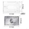 thumbnail image 2 of Porta Gafete Porta Credencial Acrilico 25 Pcs Transparente, 2 of 5