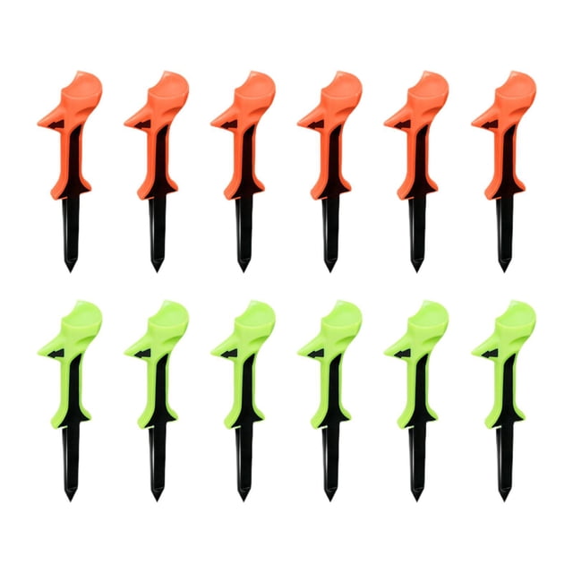 Tees de palos de golf,Paquete de 12 tees de golf irrompibles profesionales,Tees de golf para mujeres y hombres Tees de golf para pelotas de golf,Campo de práctica de golf,tee y
