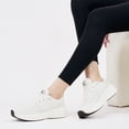 thumbnail image 2 of Ecetana Women's Platform Walking Shoes Lightweight Breathable Mesh Sneakers for Casual Work, 2 of 6
