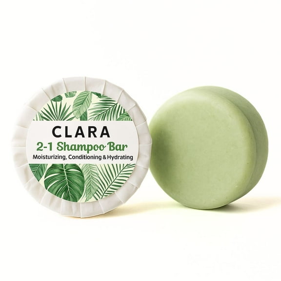 Nature Skin Shop 2-in-1 Moisturizing Shampoo and Conditioner Bar, Hydrating Solid Cleanser & Conditioner for Dry Hair, Sulfate-Free