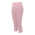 thumbnail image 6 of QHFBli Capri Leggings for Women 2026 Summer Casaul High Waisted Knee Length Stretchy Workout Yoga Cropped Capris Pants, 6 of 9